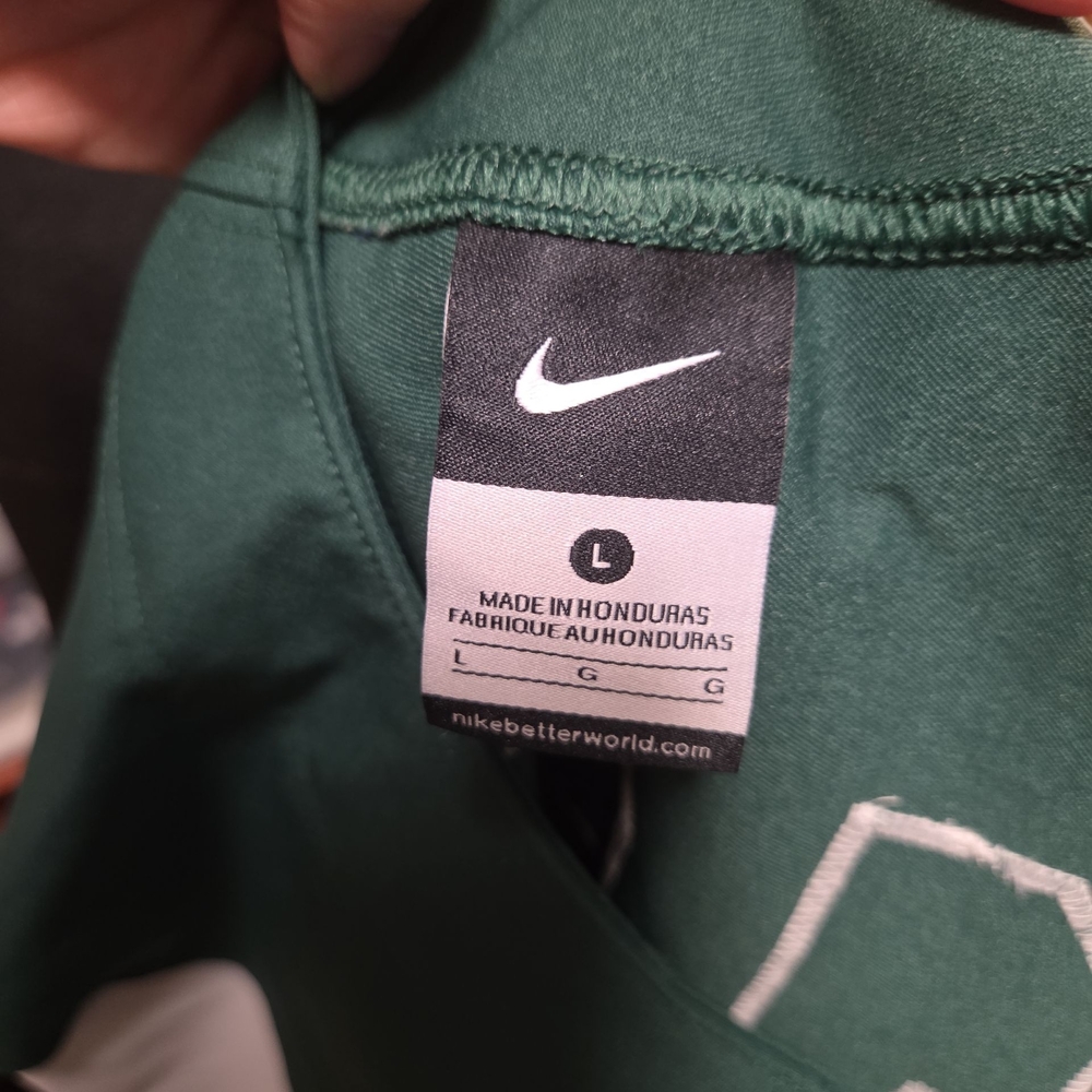 Nike Dark Green Jersey with White 12 - Picture 5 of 5
